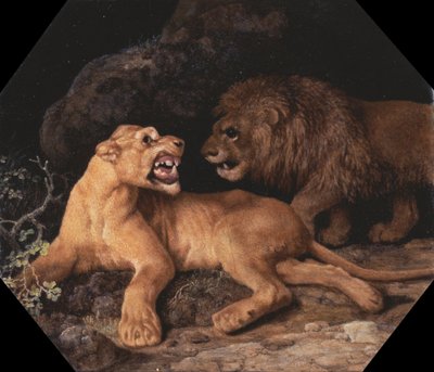 León y leona de George Stubbs